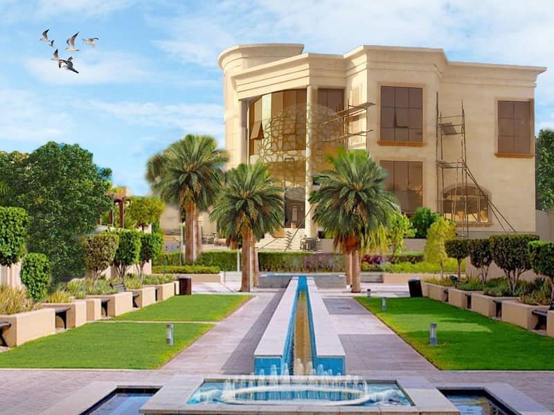 BRAND NEW STAND ALONE 6 MASTER BEDROOM VILLA IN A BIG LAND FOR SALE IN KHALIFA CITY A