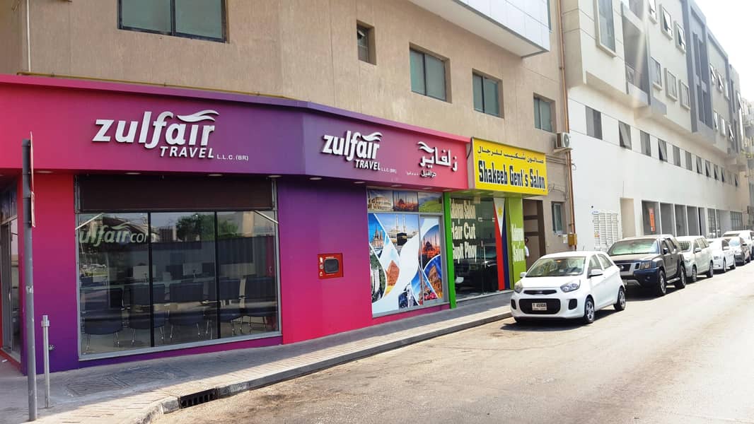 Corner Spacious Shop | Ideal Location | Main Road Facing Opp Al Ghurair Mall