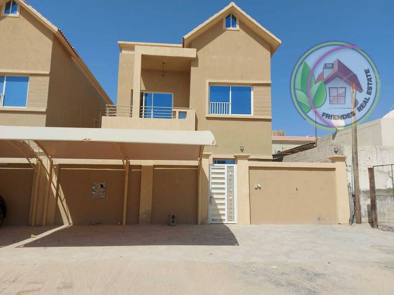 Villa for sale in a prime location in Al Mowaihat area, Free ownership for all nationalities in exchange for the academy, with bank assistance, with a
