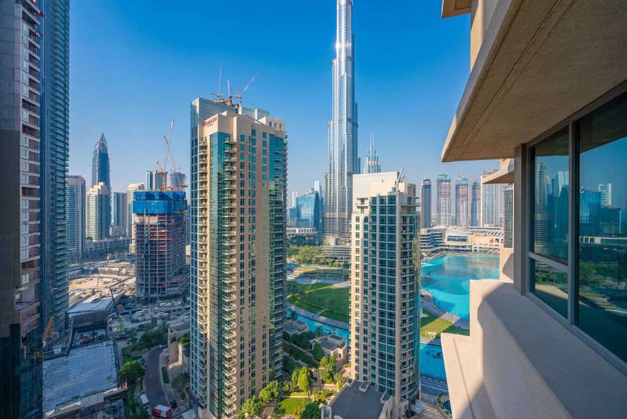 2 Furnished | Burj Khalifa View | Vacant