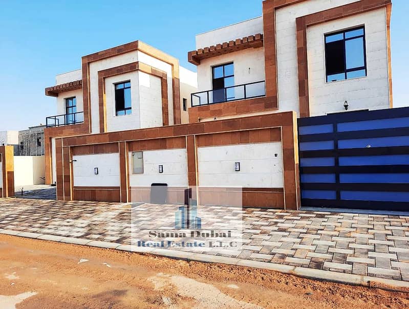 For sale villa in Al Zahia area on a main street, the pinnacle of luxury and sophistication, freehold villa, central air conditioning