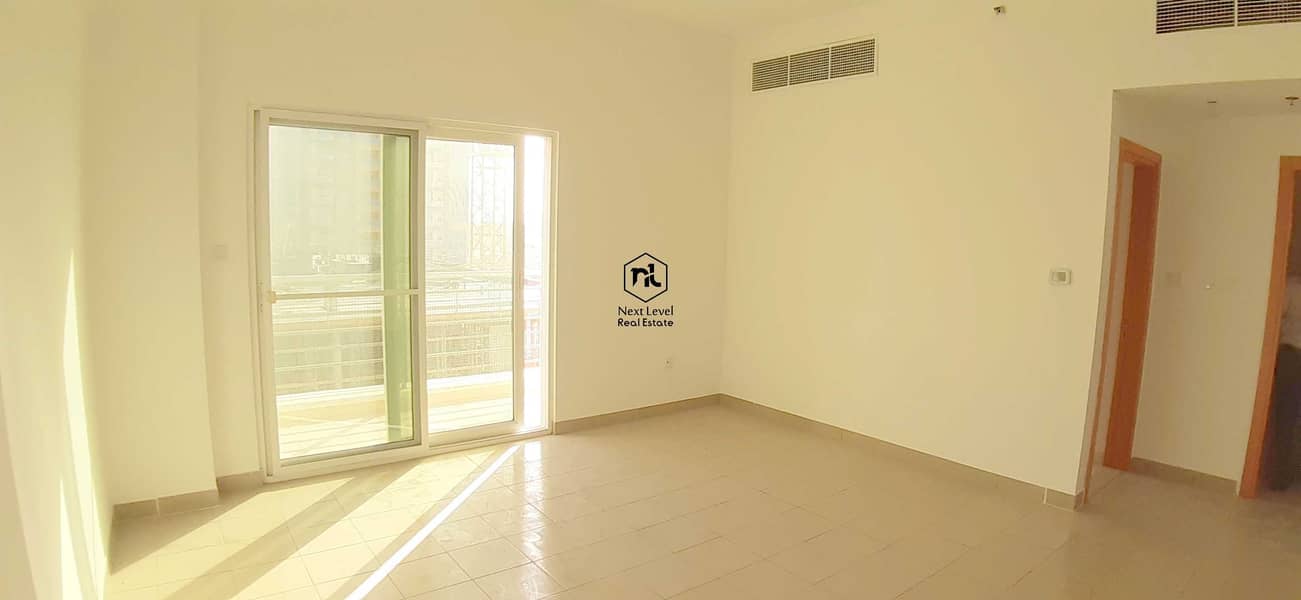 CHILLER FREE LARGE STUDIO WITH BALCONY OF 550  SQ FT  IN DUBAI RESIDENCE COMPLEX