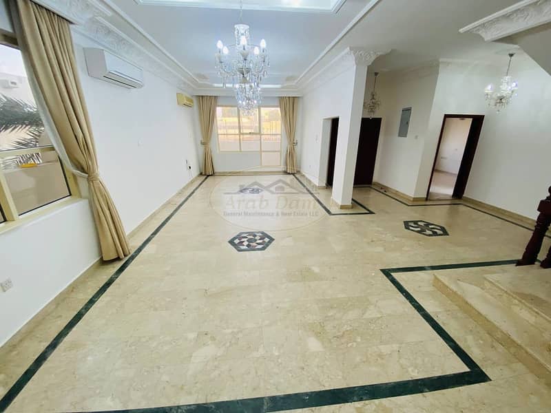 Good Offer! Villa in Almusrif | Spacious Villa with Two Living Hall And Five (5)Bedrooms & Maid Room