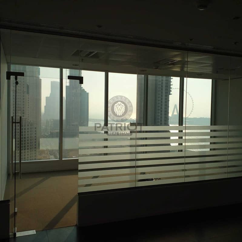 DEWA and Chiller Free | Fully -served Office Space|Sea View | Marina View