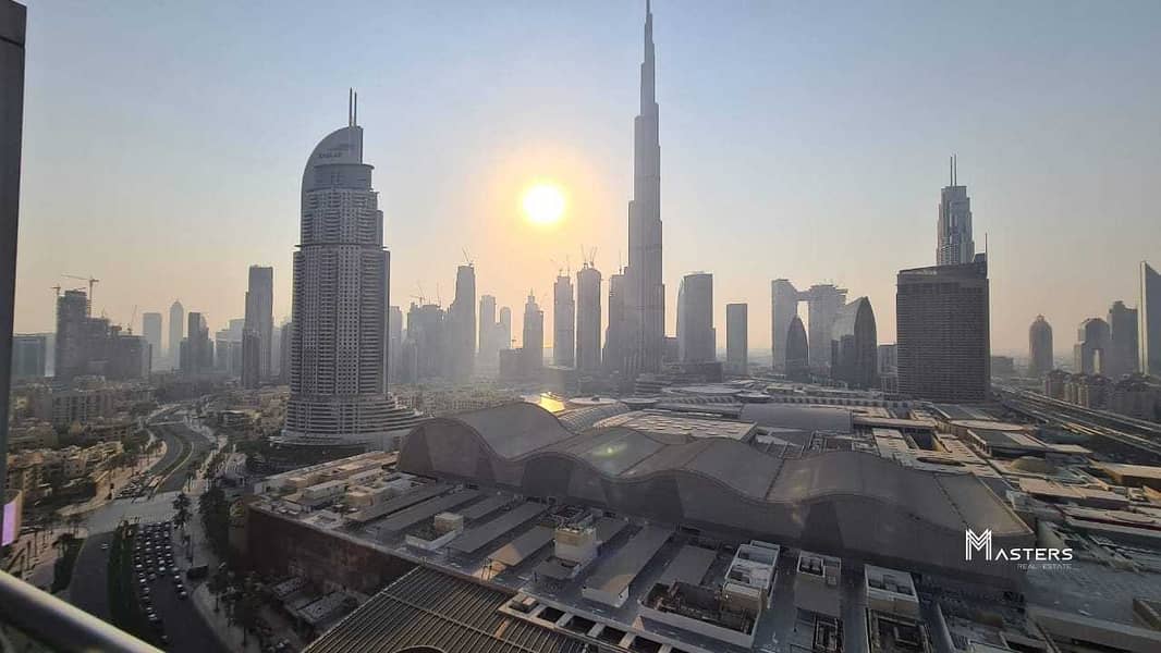 1BR Unit in Downtown | Facing Burj Khalifa with Full Fountain View