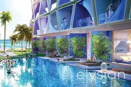 Pool and sea view | Luxurious Studio | 10% ROI