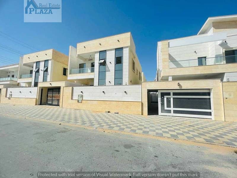 Modern design villa with a very large land and building area, personal finishing, freehold Villa for sale, very special location, super deluxe finishi