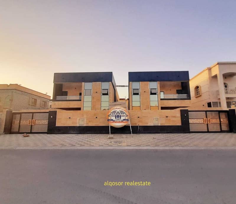 European villa for sale in Ajman on a direct neighbor street at an attractive price without down payment and bank financing The best real estate agent