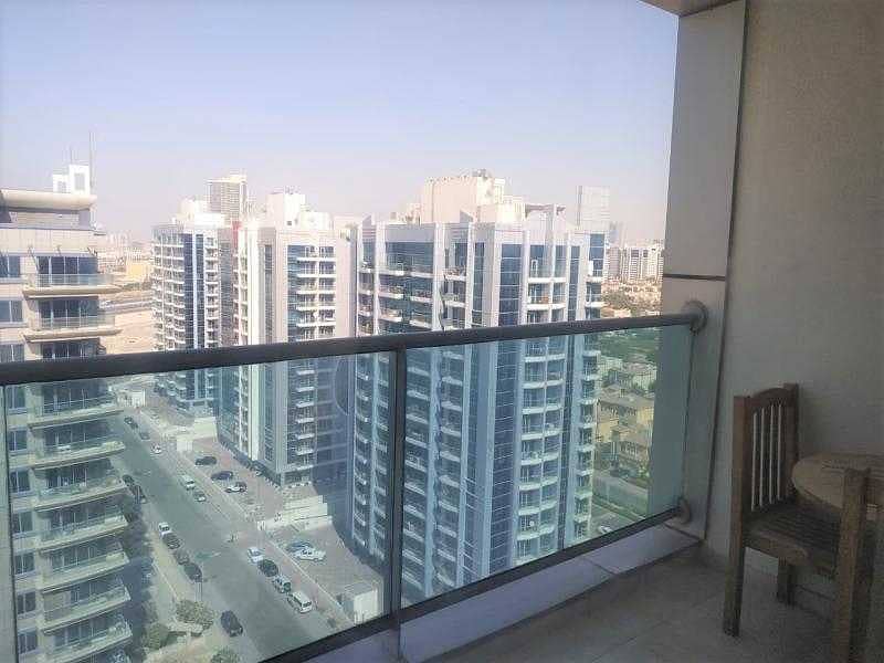 7 Large Studio | Semi Furnished | Balcony