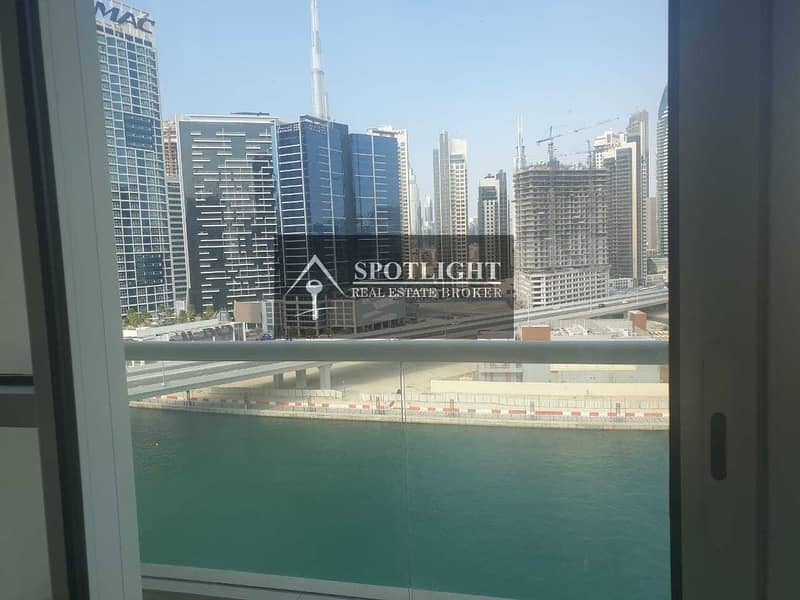 5 STUNNING 1-BR |  FULL CANAL & BURJ KHALIFA VIEW | High Floor|