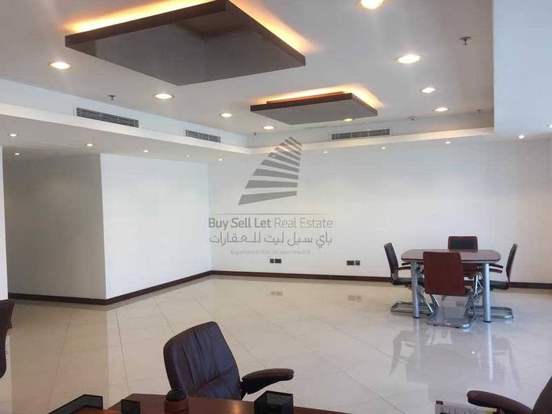 LUXURIOUS SPACIOUS FITTED FURNISHED OFFICE IN FORTUNE TOWER JLT FOR RENT