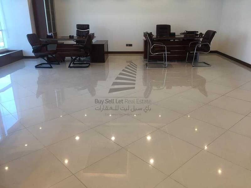 4 LUXURIOUS SPACIOUS FITTED FURNISHED OFFICE IN FORTUNE TOWER JLT FOR RENT