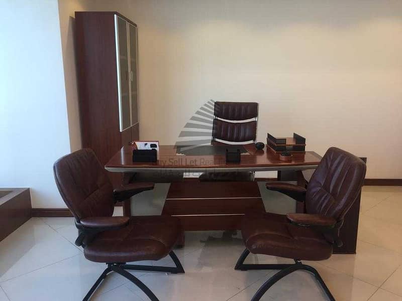 16 LUXURIOUS SPACIOUS FITTED FURNISHED OFFICE IN FORTUNE TOWER JLT FOR RENT