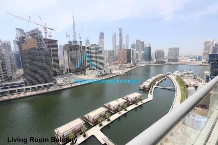 Full Lake view | Spacious 1 Bedroom for rent | Business Bay | Dubai