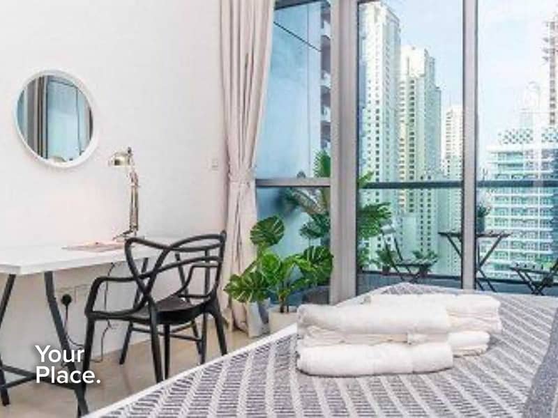 8 Vacant | Fully Furnished | Marina View | High floor