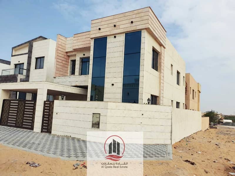 Beautiful 3 spacious bedrooms villa smart design with electricity and A C in Al Amerah 2 minutes from Al Yasmeen park