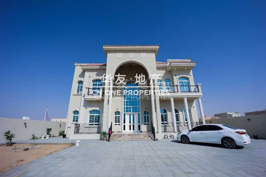 5BR  | Furnished | Luxury villa | Huge Plot