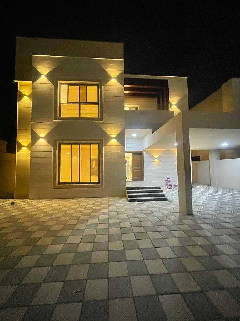 Villa for rent with a modern and European design next to Sheikh Mohammed bin Zayed Street