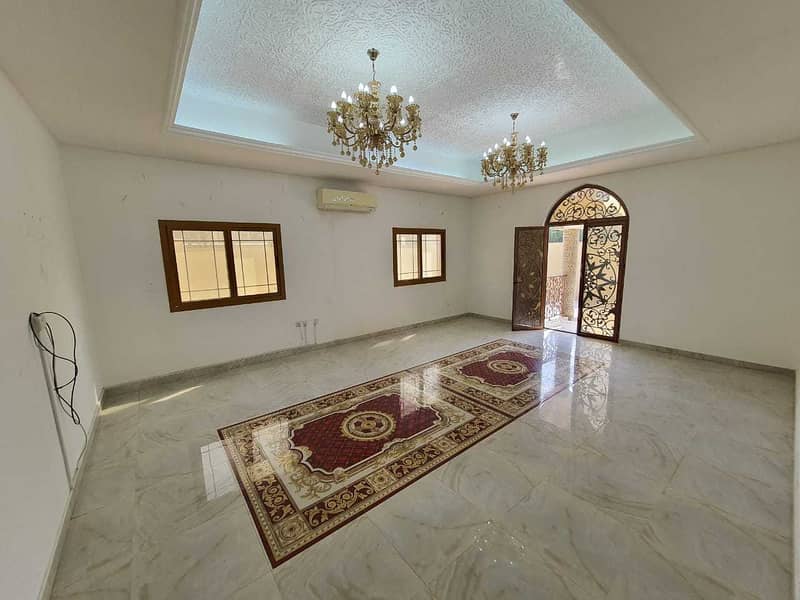 Two-storey villa for rent in Ajman in Al Mowaihat
 It consists of 5 rooms,