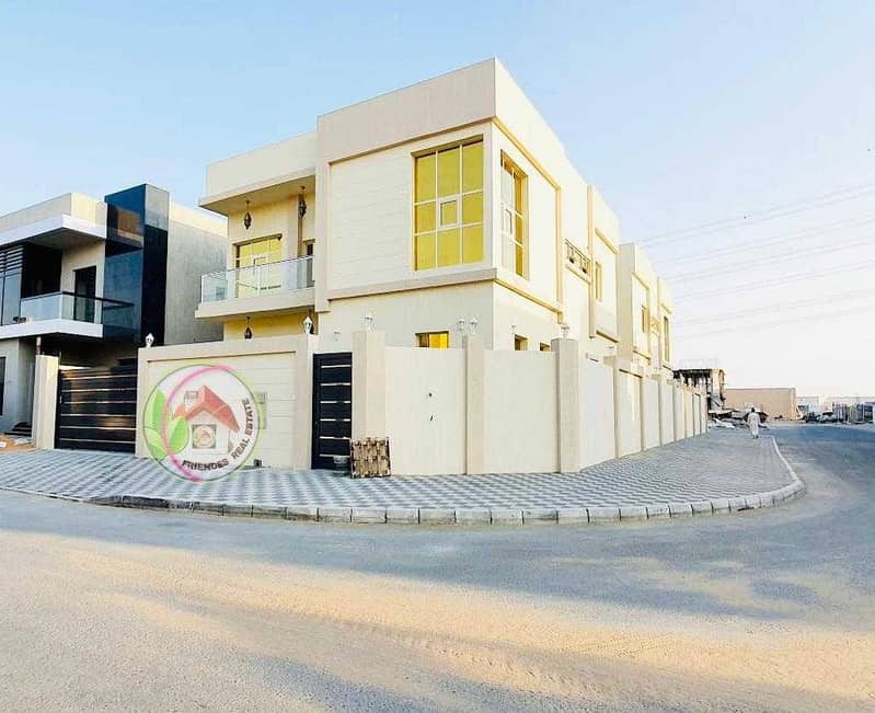 Villa at a corner on the neighboring street in the Jasmine area in Ajman, and the price is attractive and free hold for all forigen nationalts