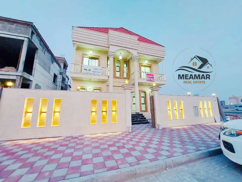 Own the latest designs, a modern villa, the first inhabitant of Qar Street, at the price of a snapshot, with European designs, the best European decor