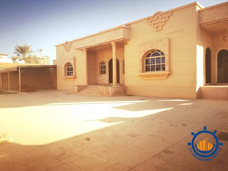 Villa for rent in the emirate of Ajman, with a very spacious room size and a great location
