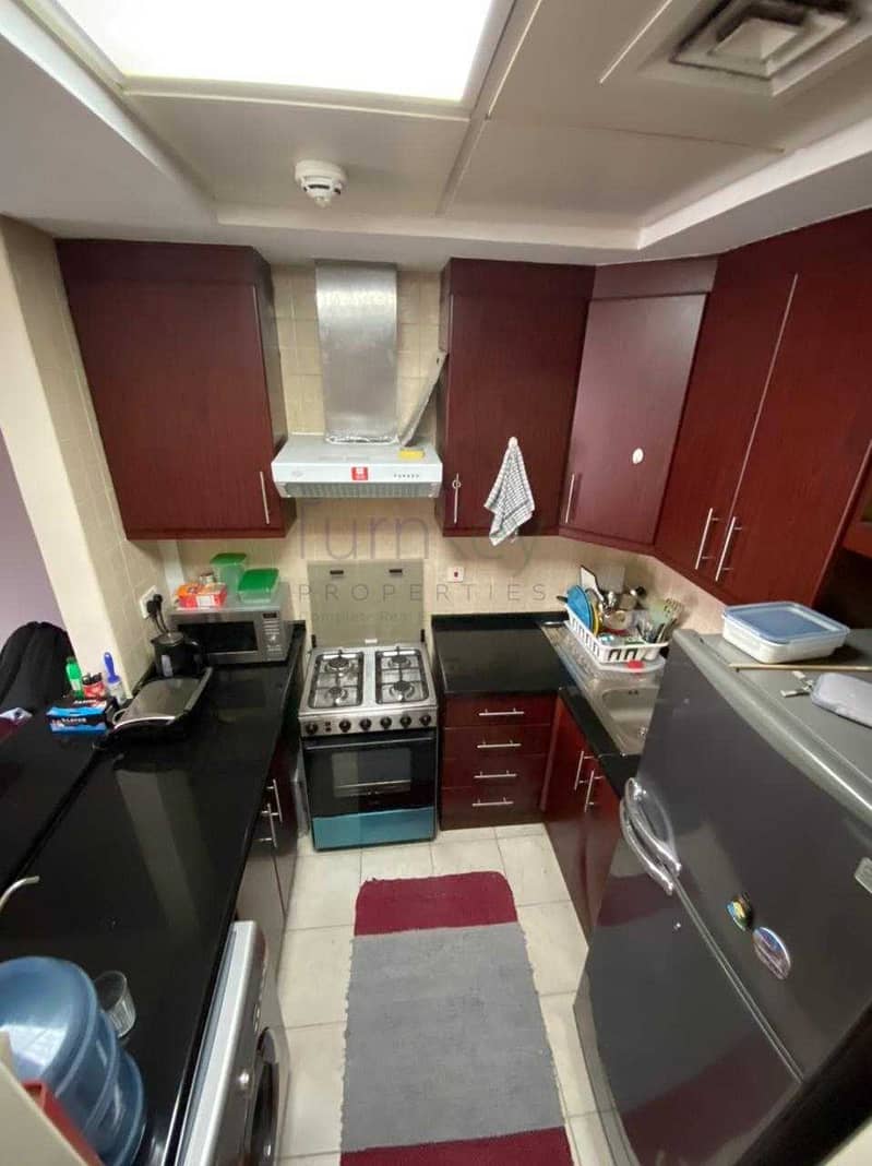 8 Fully Furnished Studio with Balcony | Chiller Free | DEWA included | Lootah Gas included