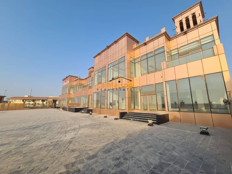 brand new commercial building in jumeirah 3 rent is 1m