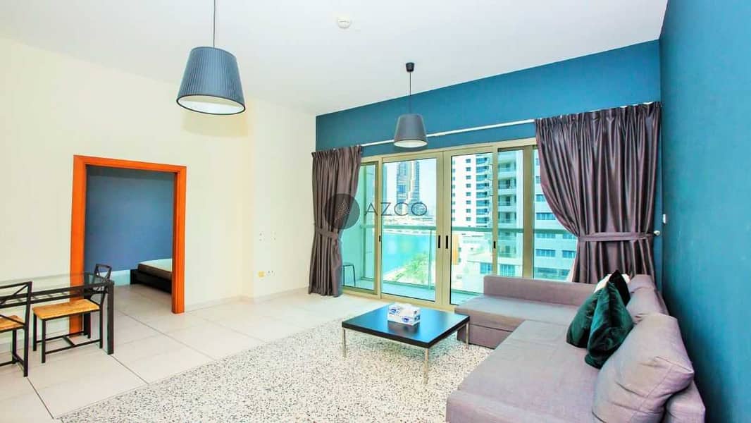 位于迪拜码头，滨海景观大厦，滨海景观大厦A座 1 卧室的公寓 830000 AED - 5469294