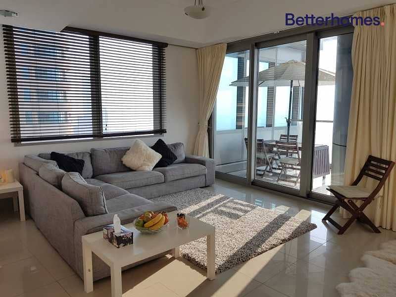 Sea View | Fully Furnished | 2BR + Study