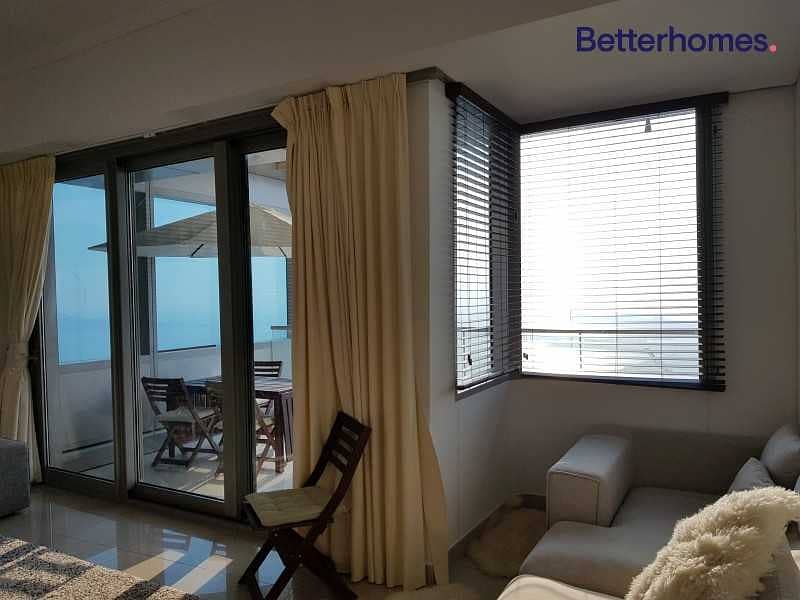 3 Sea View | Fully Furnished | 2BR + Study