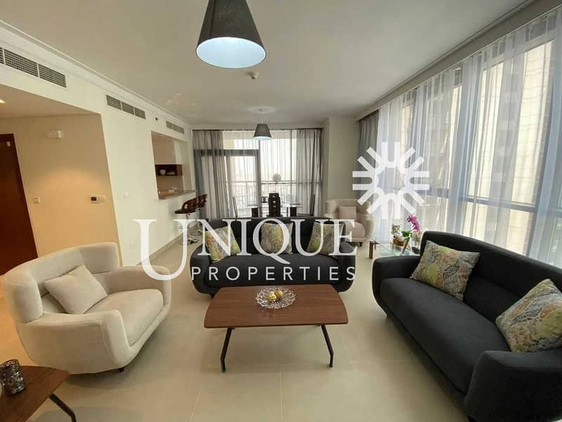 Fully Furnished High Floor 2BR Creek Residences T2