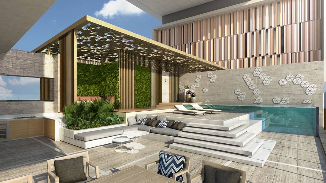 15 Penthouse with Wraparound Terrace and Stunning Views