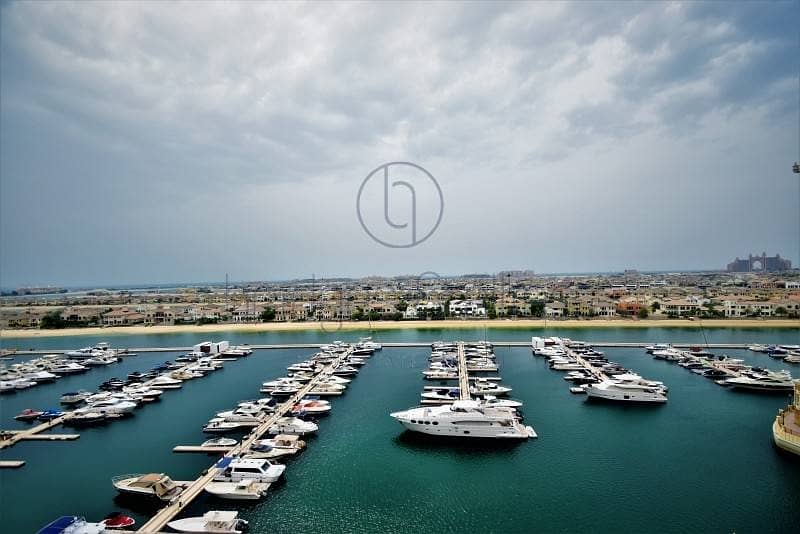 Full Sea and Atlantis View |3 BR in Palm