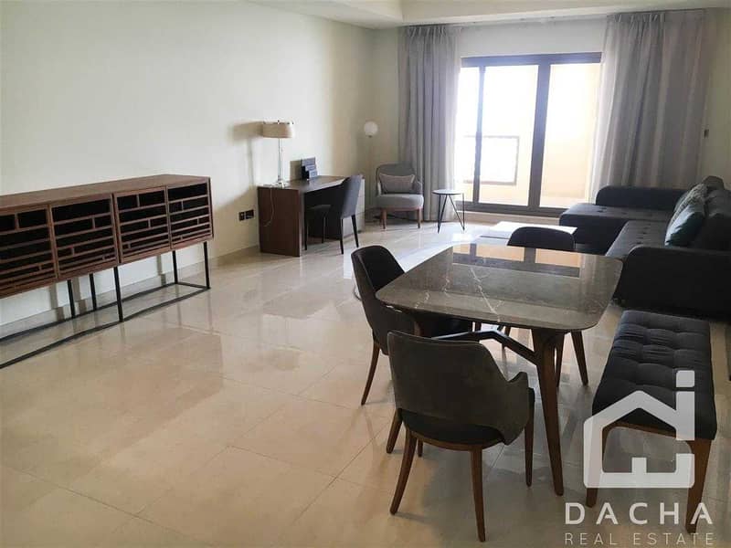 3 2br+maid*Full Palm and Marina Views*Furnished