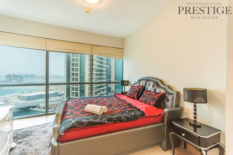 14 3 Beds | Sea and Marina View | High-Floor