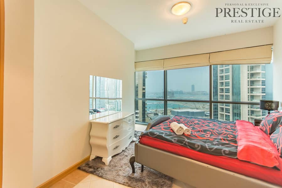 15 3 Beds | Sea and Marina View | High-Floor