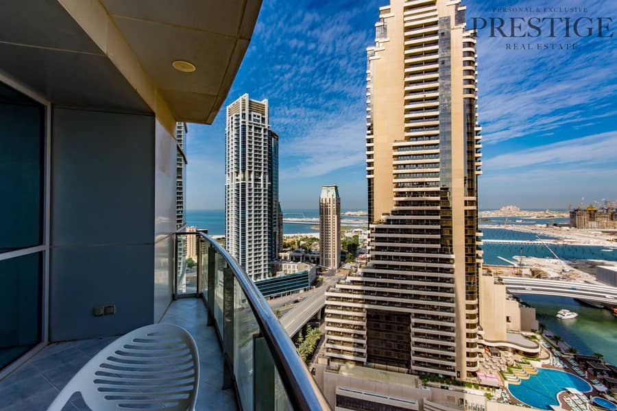 17 3 Beds | Sea and Marina View | High-Floor