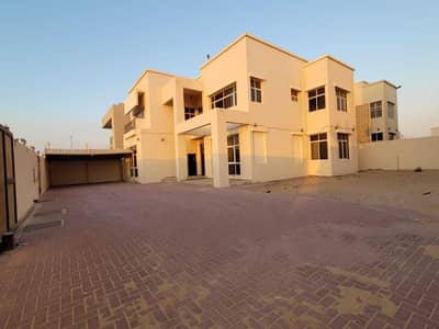 Villa for rent in Ajman, Al Hamidiya area, behind preventive medicine, with air conditioners