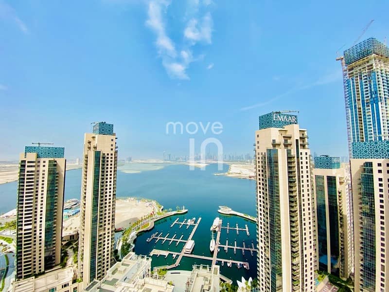 位于迪拜溪港，海港景观公寓大楼，海港景观2号大楼 3 卧室的公寓 160000 AED - 5484643