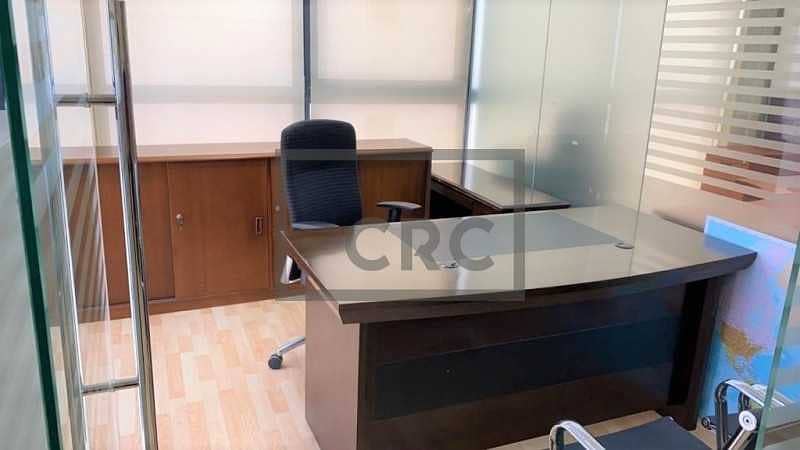 5 Free DEWA | Half Floor| Fitted and Furnished |