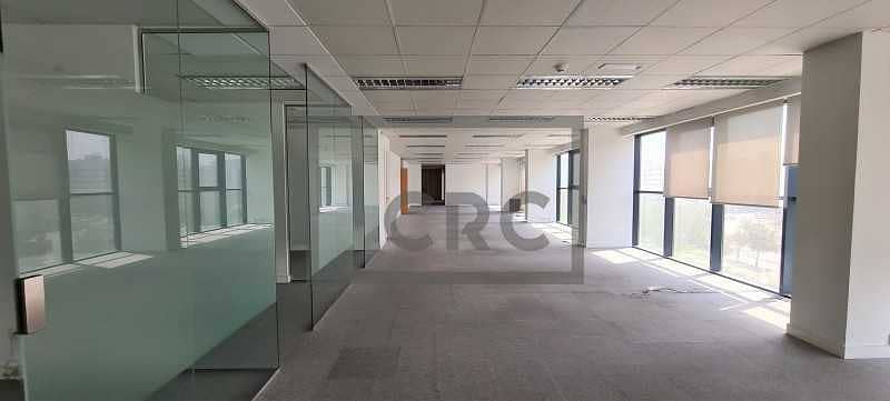 Free DEWA | Full Floor| Fitted Partitioned
