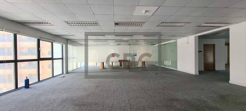 7 Free DEWA | Full Floor| Fitted Partitioned