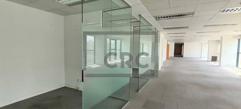 8 Free DEWA | Full Floor| Fitted Partitioned