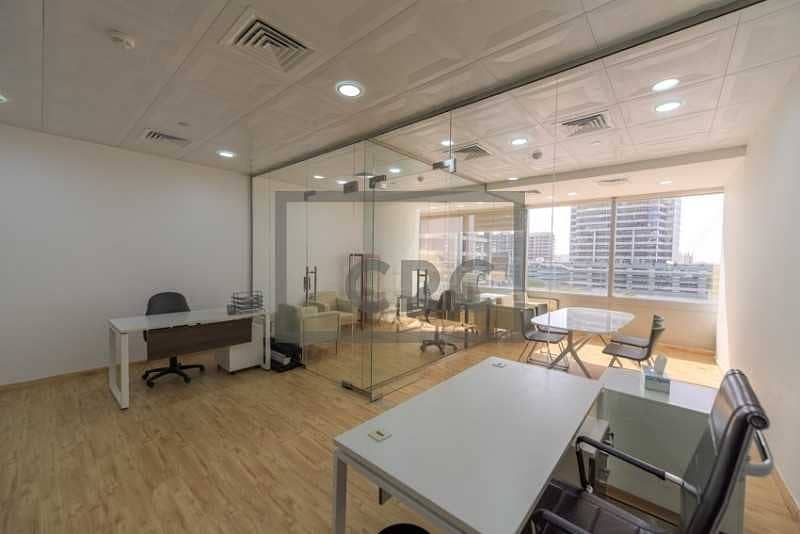 2 Furnished | 2 Full Partitions | Vacant Office