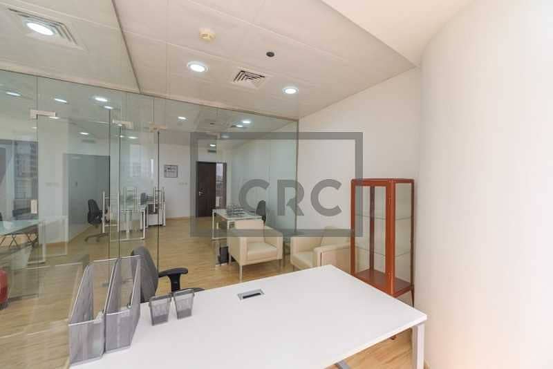 4 Furnished | 2 Full Partitions | Vacant Office
