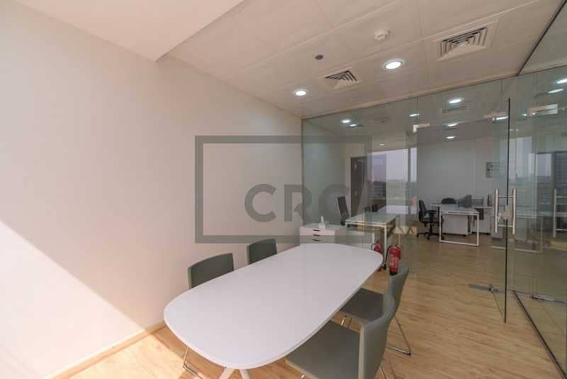 6 Furnished | 2 Full Partitions | Vacant Office