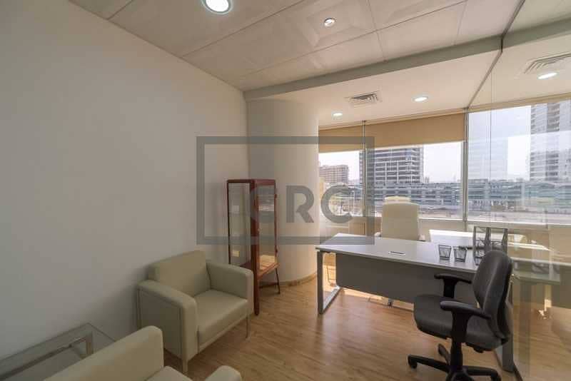 12 Furnished | 2 Full Partitions | Vacant Office
