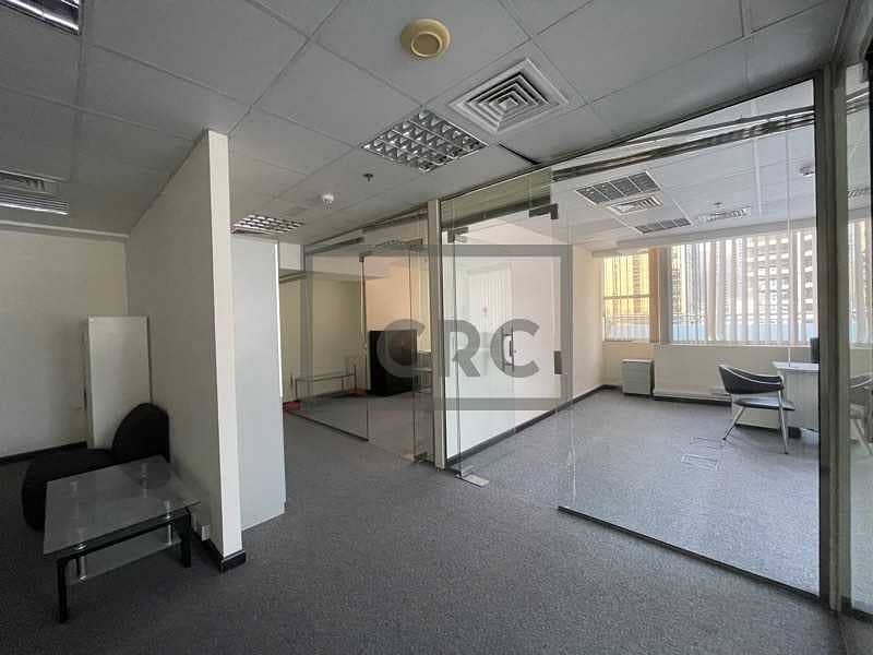 4 Furnished Office with 4 Partitions for Lease in JLT