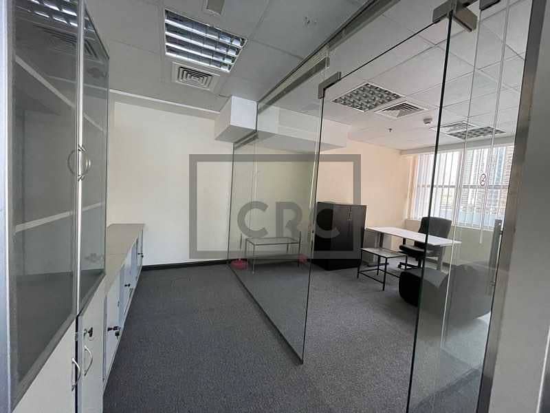 5 Furnished Office with 4 Partitions for Lease in JLT